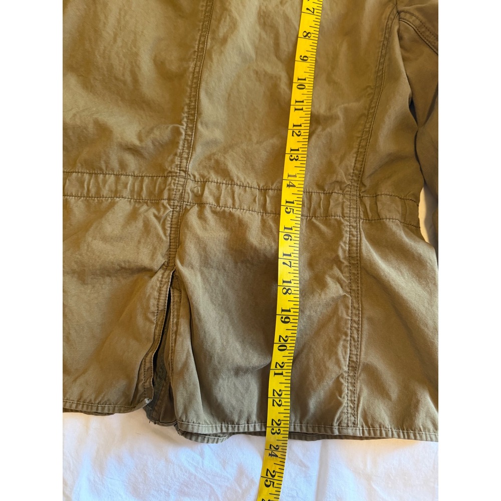 Loft Olive Green Utility Jacket Button Lightweigh… - image 7